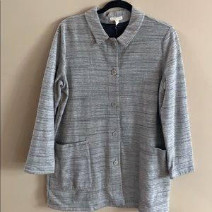 Eileen Fisher Button Up Knit Jacket